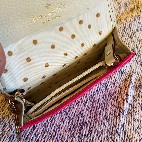 Hot Pink Kate Spade Snap Wallet - Picture 3 of 7